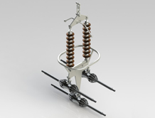400 KV double Suspension String for Triple Conductor